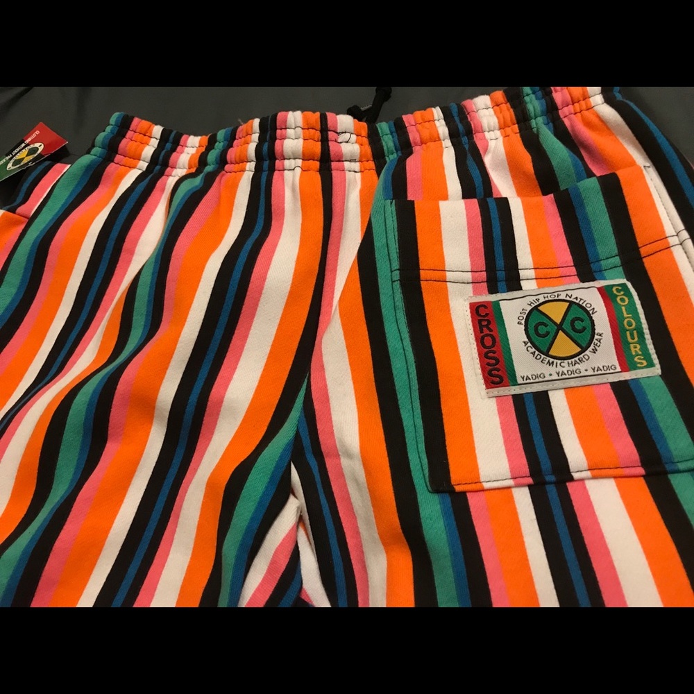 Cross Colours Striped Joggers - Picture 5 of 5